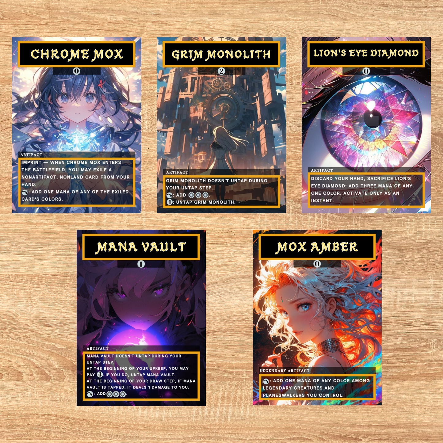 Mana Rocks Proxies (10 Cards)